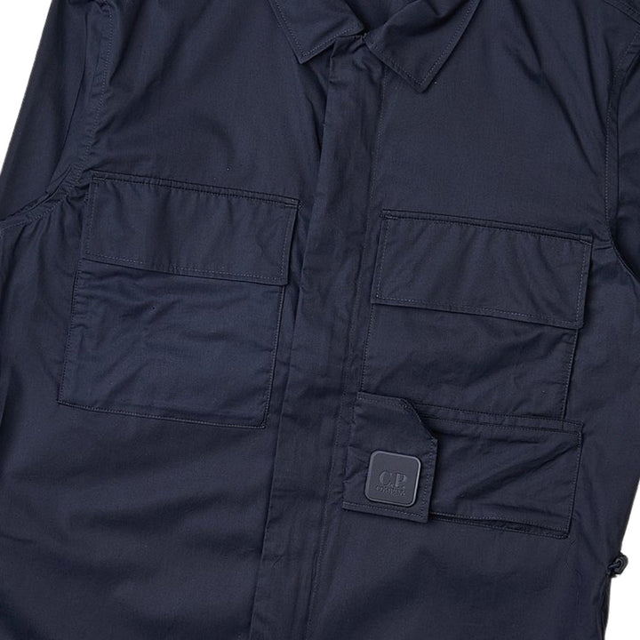 C.P. Company Gabardine PD Total Eclipse Navy Blue Jacket M