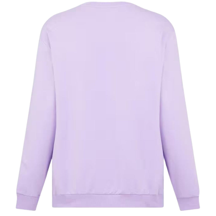 Moschino Taped Sleeve Purple Sweatshirt XS