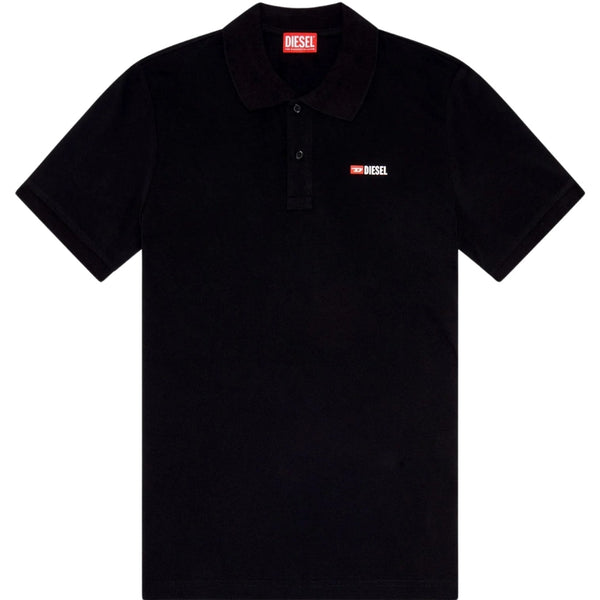 Diesel Mens Polo Shirt T-Weet-Spilt 900 Black