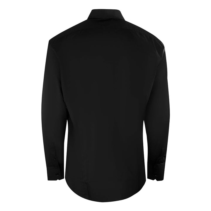 Aquascutum Plain Long Sleeve Black Shirt XS
