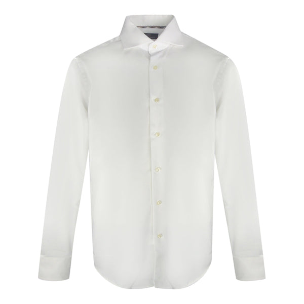 Aquascutum Long Sleeve White Shirt