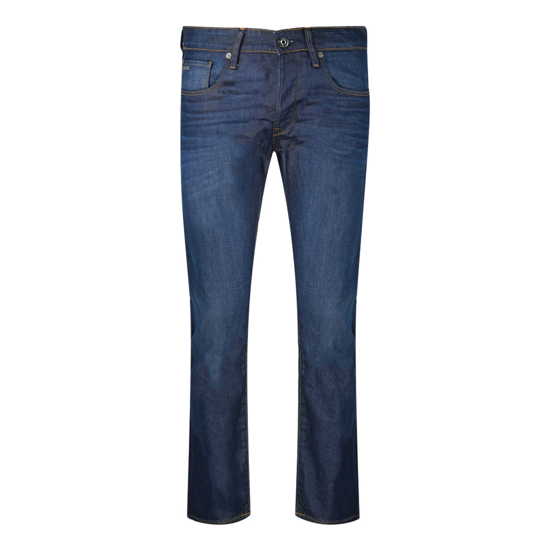 G-Star 3301 Straight Dark Aged Blue Jeans – Defiant Attitude