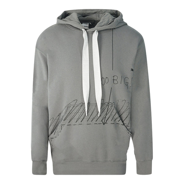Puma X Michael Lau Too Big Graphic Grey Hoodie