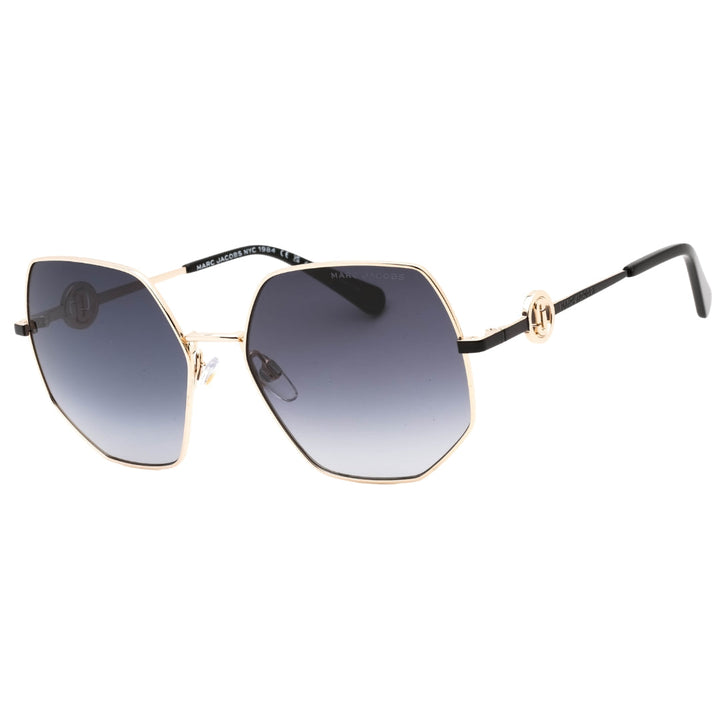 Marc Jacob Womens Grey Lens Gold Sunglasses One Size