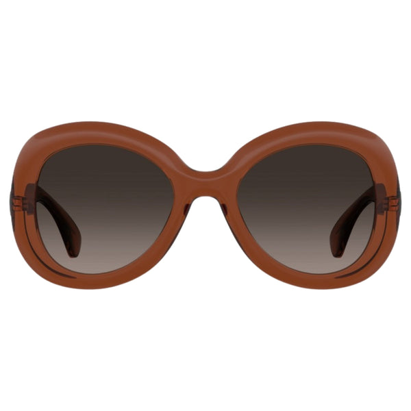Moschino BrownF Lens Brown Rounded Sunglasses MOS162 009Q HA - Style Centre Wholesale