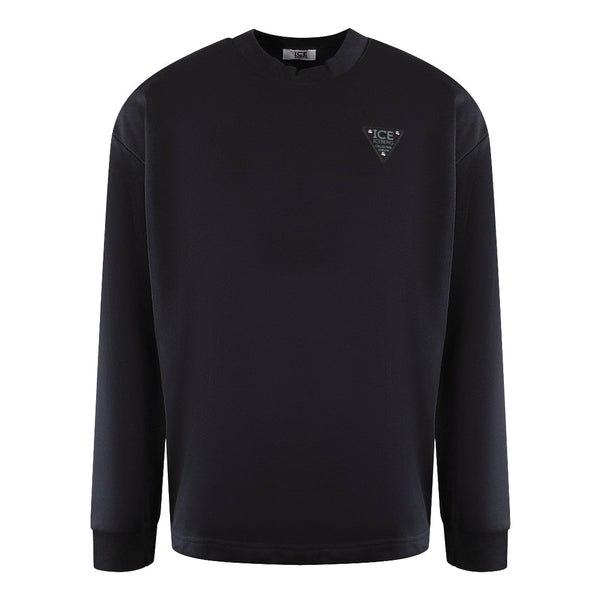 Ice Iceberg S1M-E03163419000 Black Crewneck Jumper Mens M