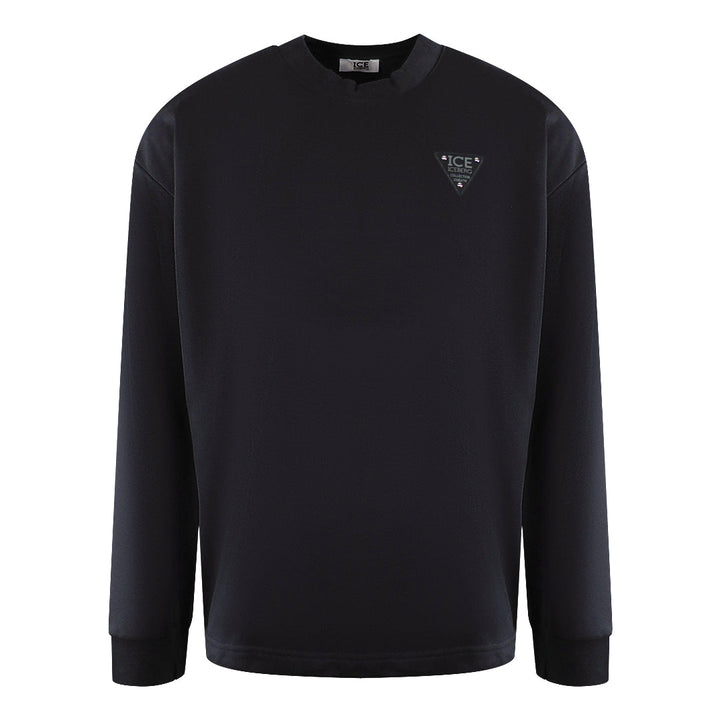 Ice Iceberg S1M-E03163419000 Black Crewneck Jumper Mens M