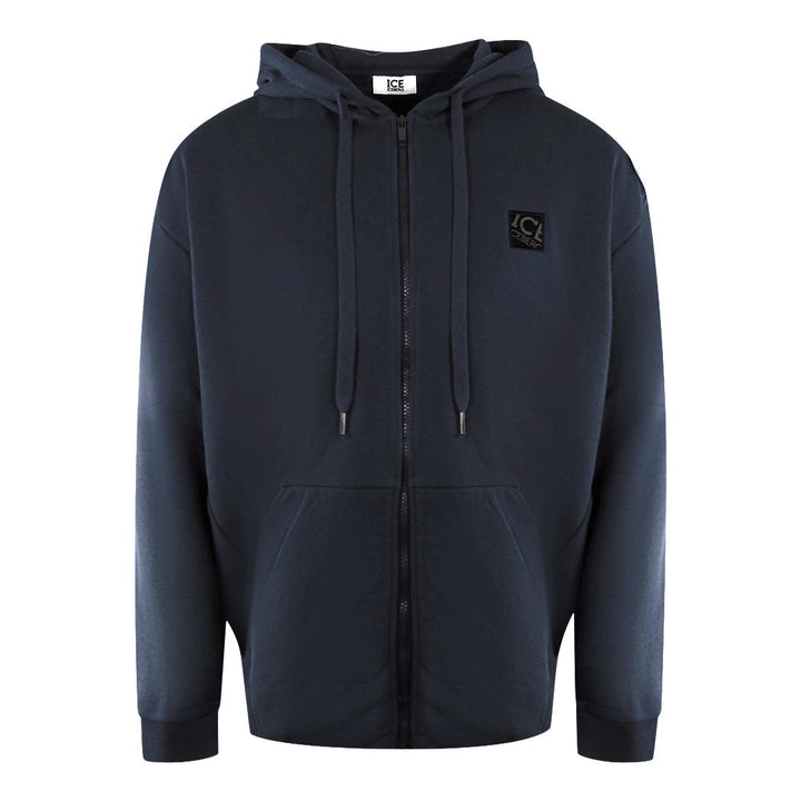 Ice Iceberg S1M-E04163416685 Navy Blue Zip Hoodie Mens M
