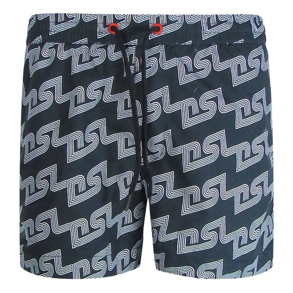 Diesel BMBX-KEN-37 E0013 Black Beach Shorts Mens S