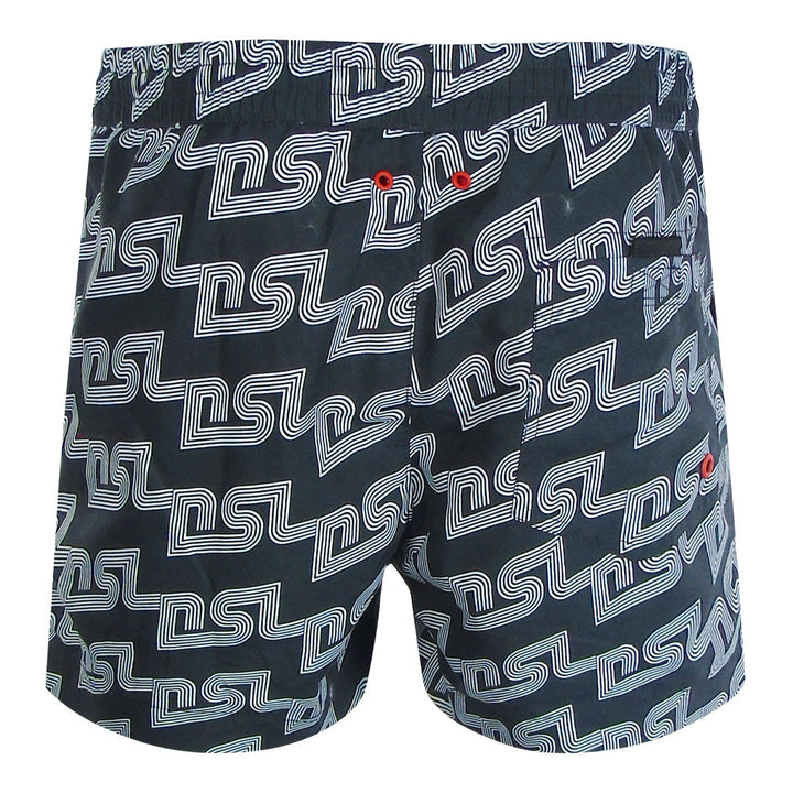 Diesel BMBX-KEN-37 E0013 Black Beach Shorts Mens S