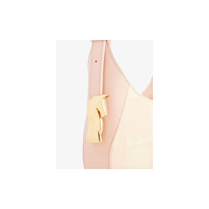 BURBERRY 8081518 Chess Small Leather Shoulder Bag BLUSH (Pink) BAG WOMENS One Size