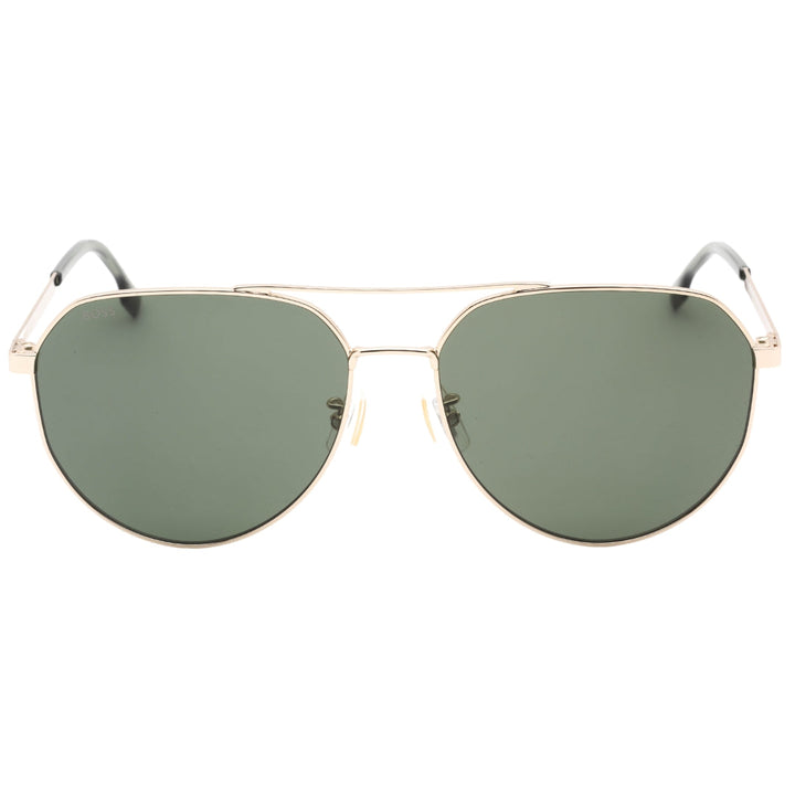 Hugo Boss Green Lens Gold Sunglasses One Size