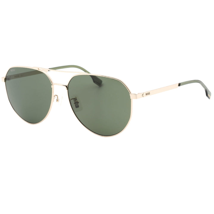 Hugo Boss Green Lens Gold Sunglasses One Size