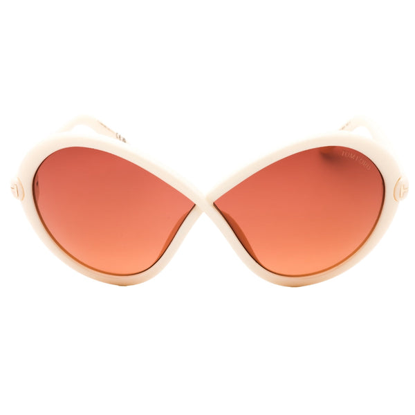 Tom Ford FT1070 25T Ivory/gradient bordeaux Sunglasses One Size