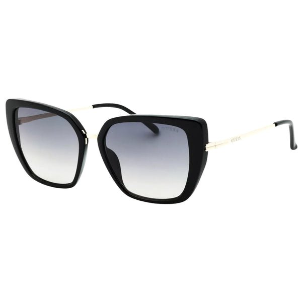 Guess Gf6199 01B Shiny Black Gradient Smoke Sunglasses