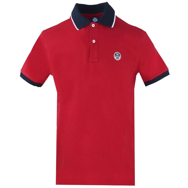 North Sails Mens 9024090230 Polo Shirt Red