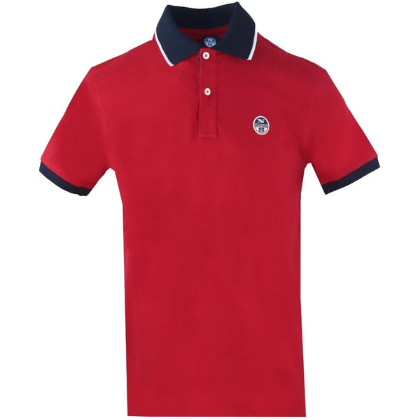 North Sails Mens 9024100230 Polo Shirt Red