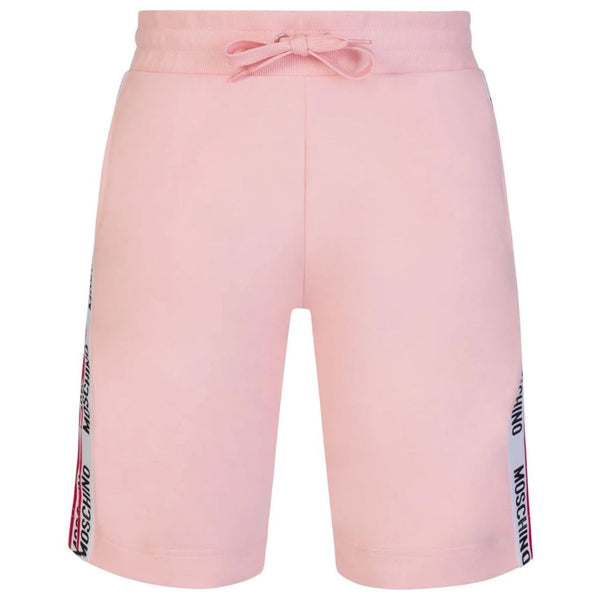 Moschino Branded Tape Legs Pink Shorts S