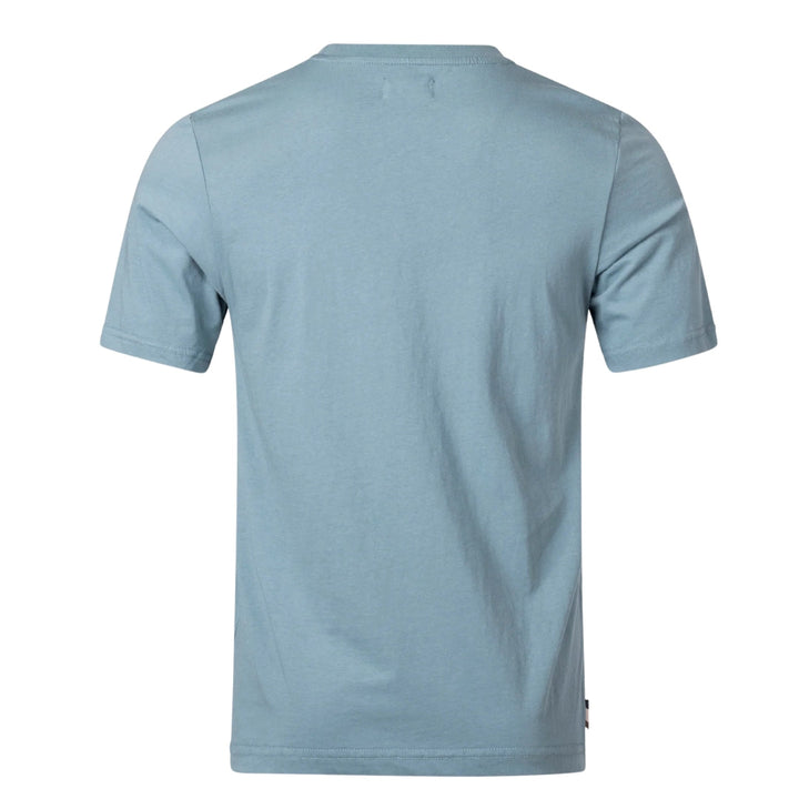 Aquascutum ACTIVE CHECK POCKET T-SHIRT FW23 TS004 18 Blue T-Shirt Mens S