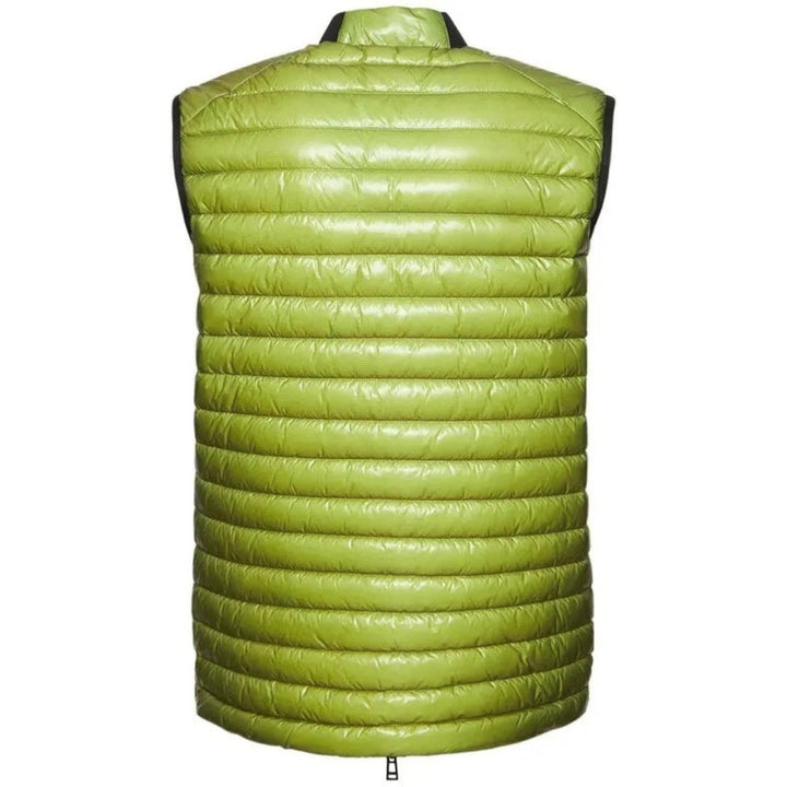 Belstaff Airframe Neon Yellow Shiny Gilet Down Filled Jacket S