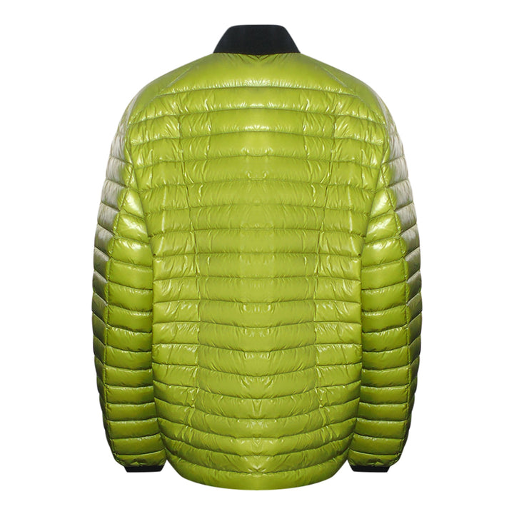 Belstaff Airframe Neon Yellow Shiny Down Filled Jacket XXL