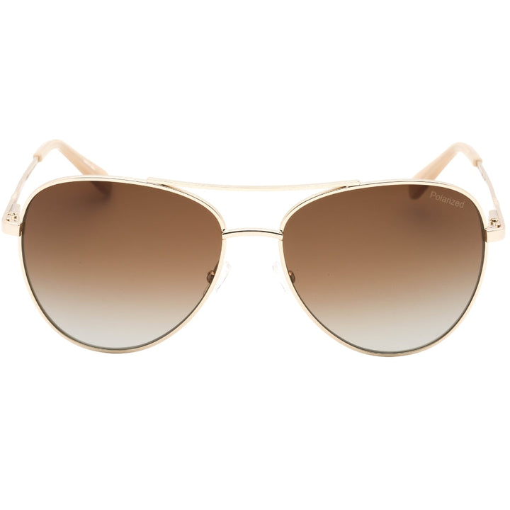 Banana Republic Brown SF PZ Lens Light Gold Sunglasses One Size