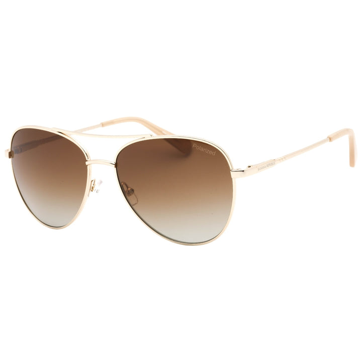 Banana Republic Brown SF PZ Lens Light Gold Sunglasses One Size