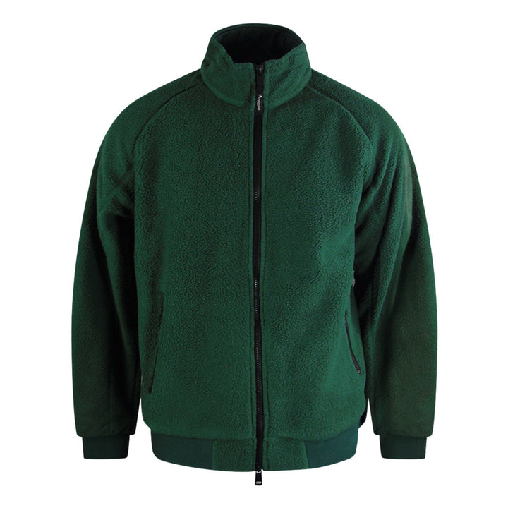 Aquascutum Active One Colorherpa Hunter Green Rf002 27 Green Sherpa Jacket Male - Style Centre Wholesale