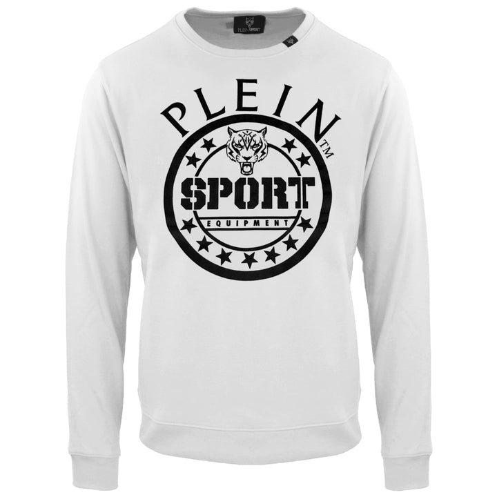 Plein Sport Equipment Logo White Jumper L