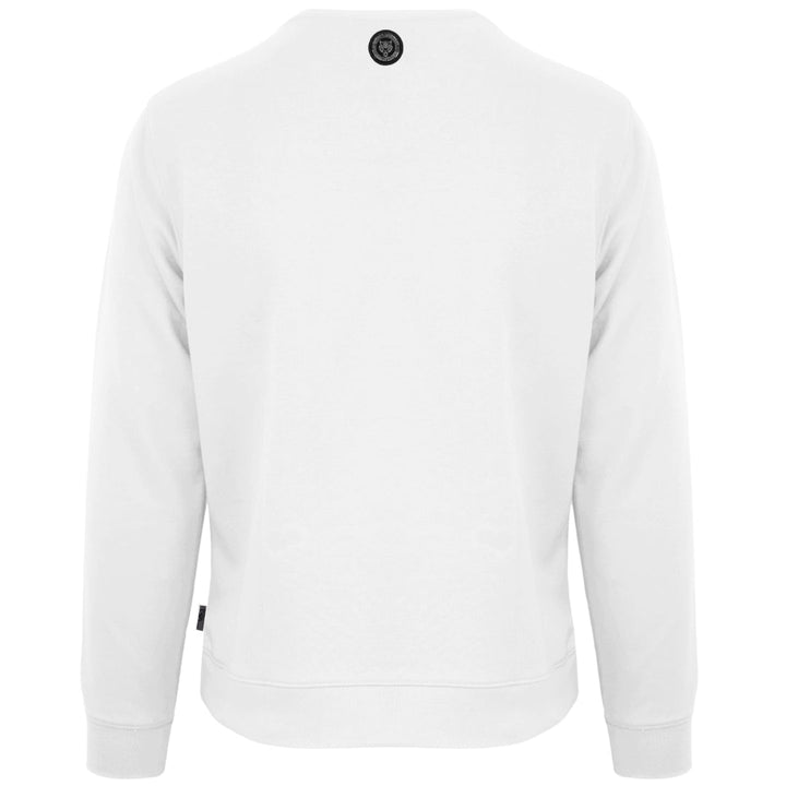Plein Sport Equipment Logo White Jumper L