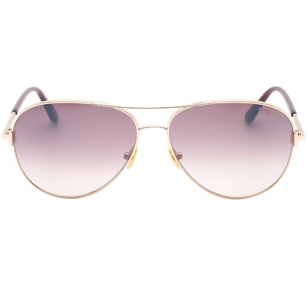 Tom Ford FT0823 Clark 28U Shiny Rose Gold Sunglasses 59/14/140