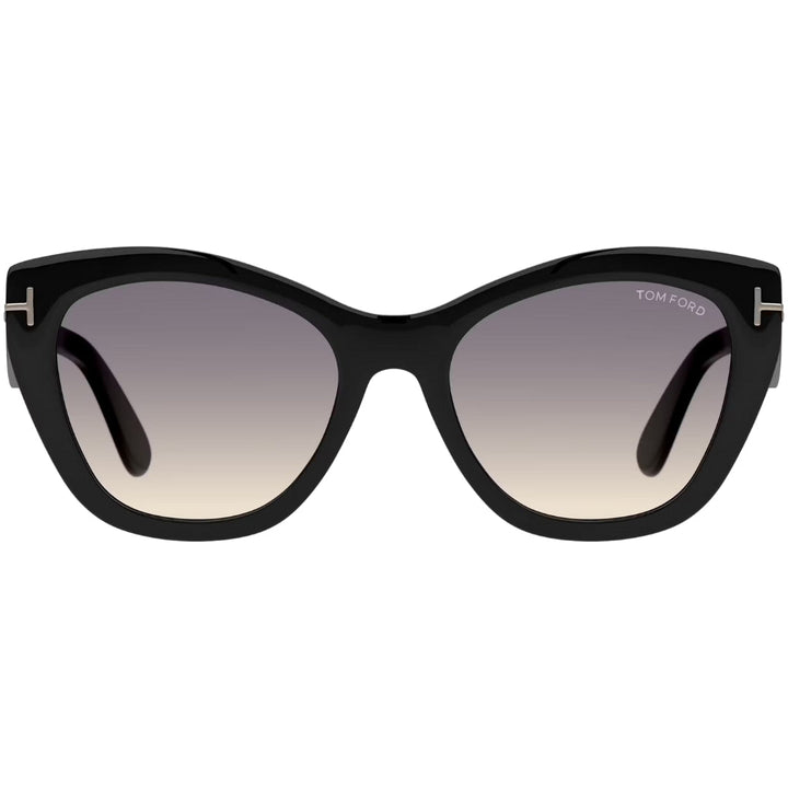 Tom Ford Gradient Smoke Lens Black Sunglasses One Size