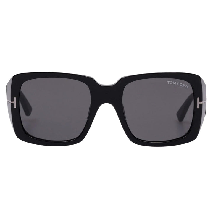 Tom Ford Ryder Smoke Lens Shiny Black Sunglasses One Size