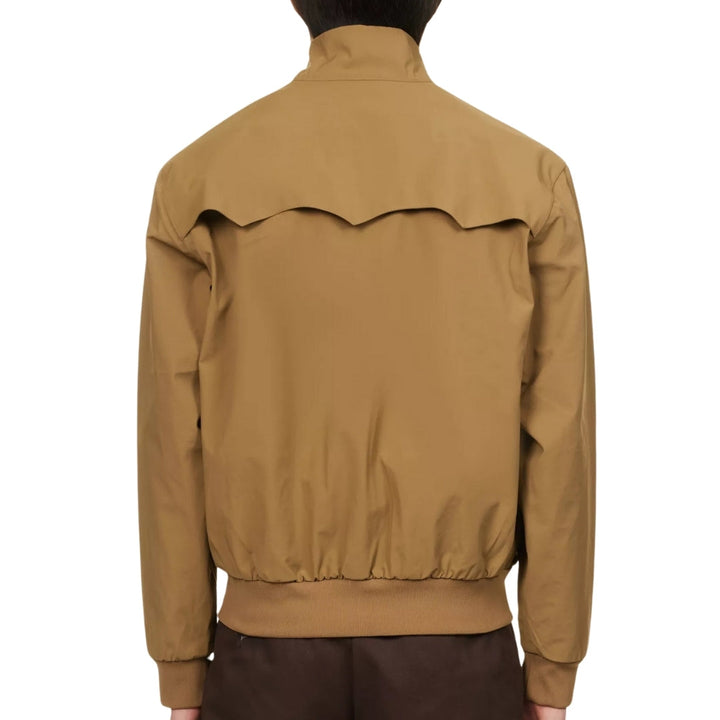 Fred Perry Bonded Zip Through Brown Jacket S