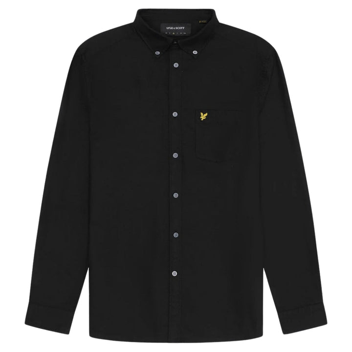 Lyle & Scott Black Long Sleeve Shirt L