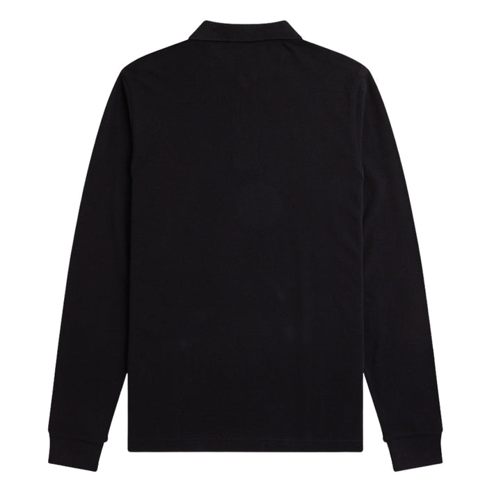 Fred Perry M6006 S76 Black Long Sleeved Polo Shirt Mens XXL