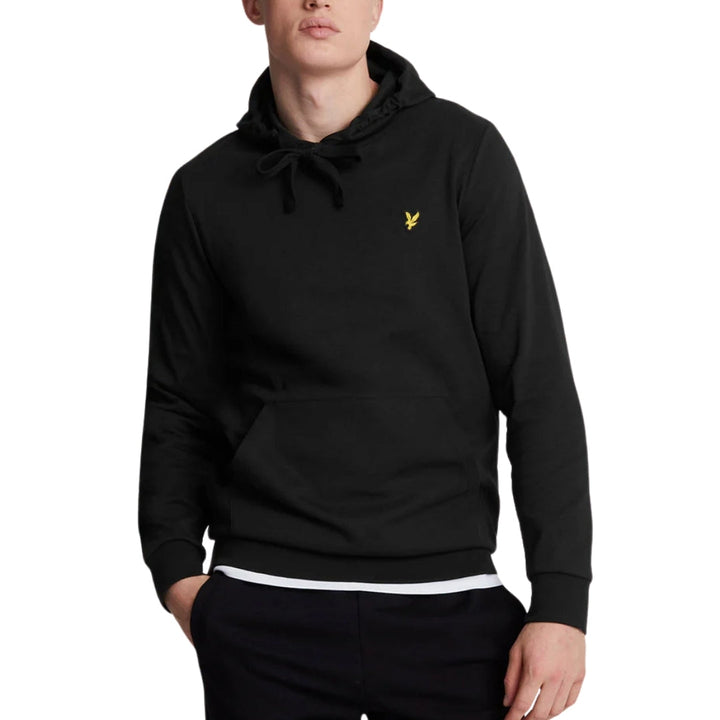 Lyle & Scott Interlock Jet Black Hoodie S