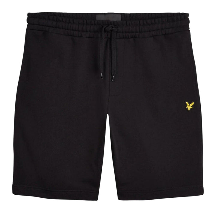 Lyle & Scott Plain Jet Black Sweat Shorts