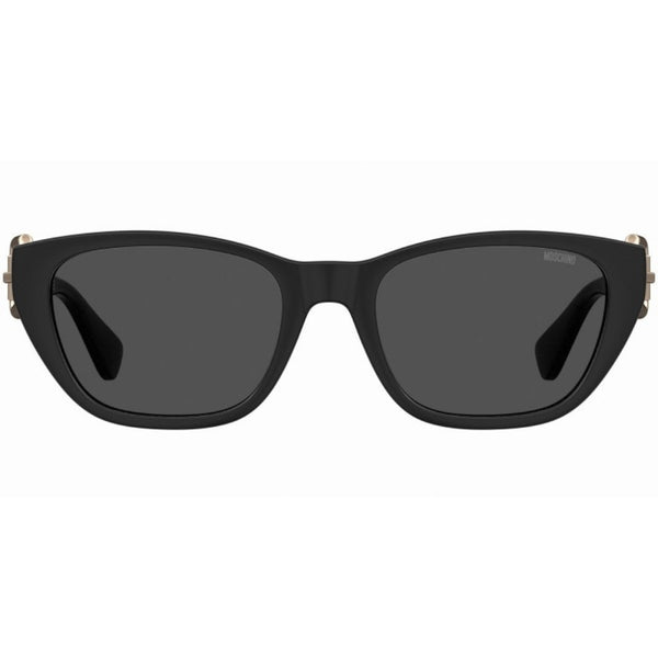 Moschino Buckle Arms Black Sunglasses MOS130 807 IR - Style Centre Wholesale