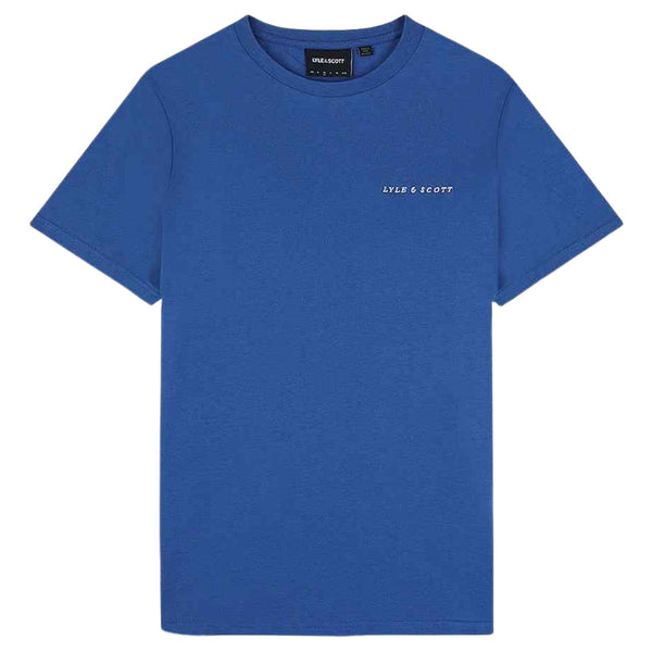 Lyle & Scott Embroidered Logo Spring Blue T-Shirt