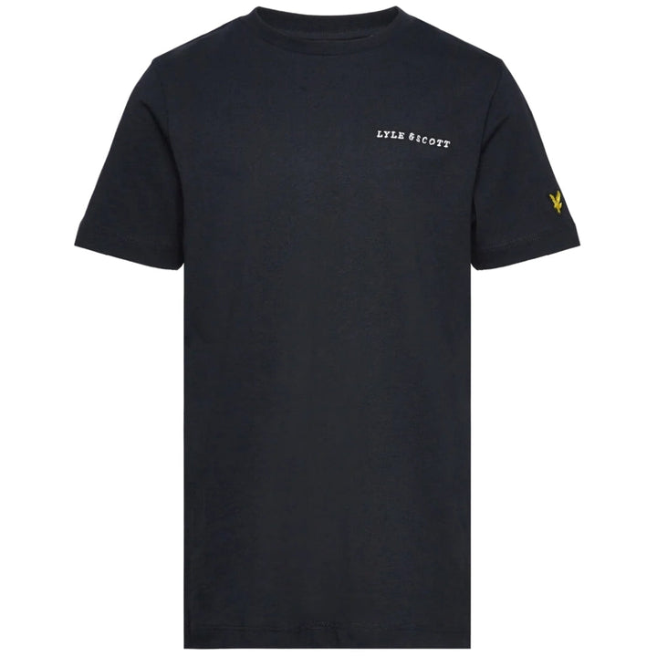 Lyle & Scott Embroidered Logo Plain Dark Navy T-Shirt