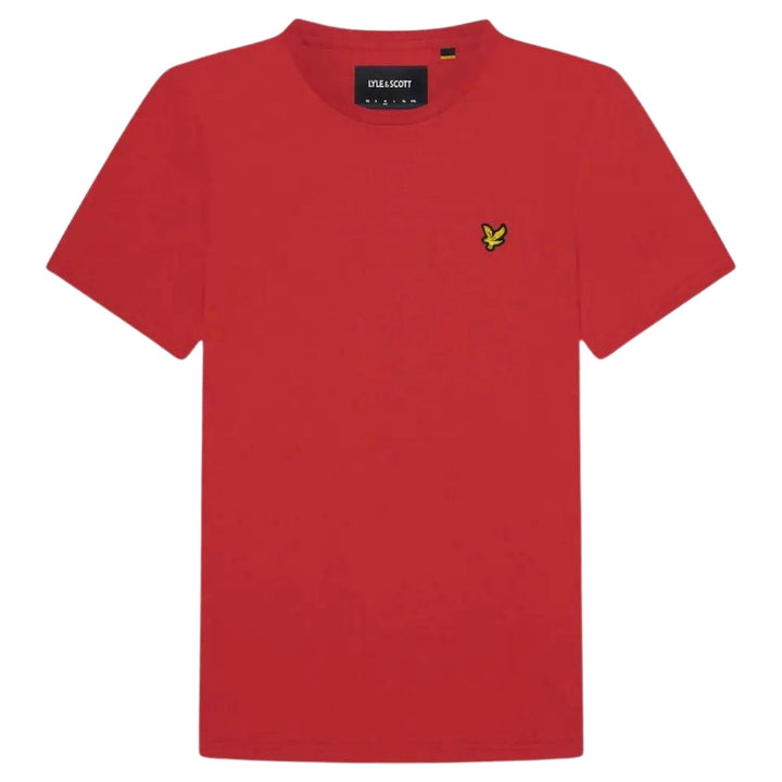 Lyle & Scott Brand Chest Logo Gala Red T-Shirt