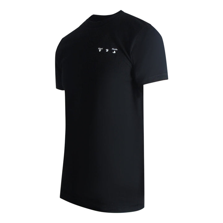 Off White Mens OMAA027T21JER0401001 T-Shirt Black