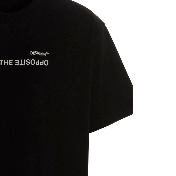 Off-White Spiral Opposite Over Short Sleeve Tee Black XXS