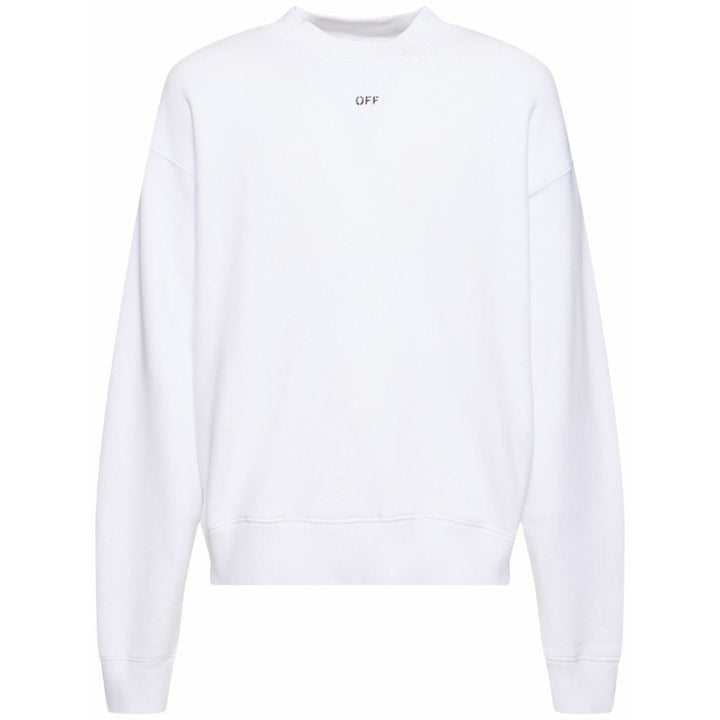 Off-White Off Stamp Skate Crewneck White XXL