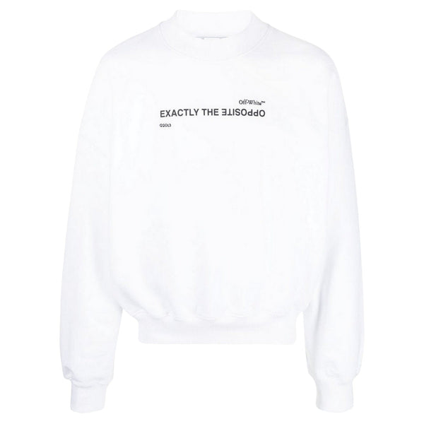 Off-White Spiral Opposite Boxy Crewneck White M