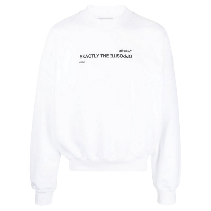 Off-White Spiral Opposite Boxy Crewneck White M