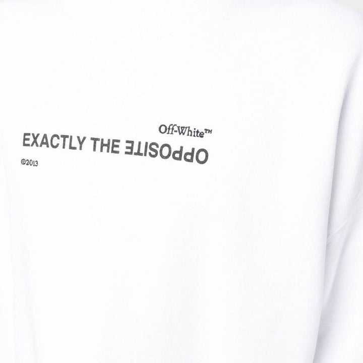 Off-White Spiral Opposite Boxy Crewneck White M