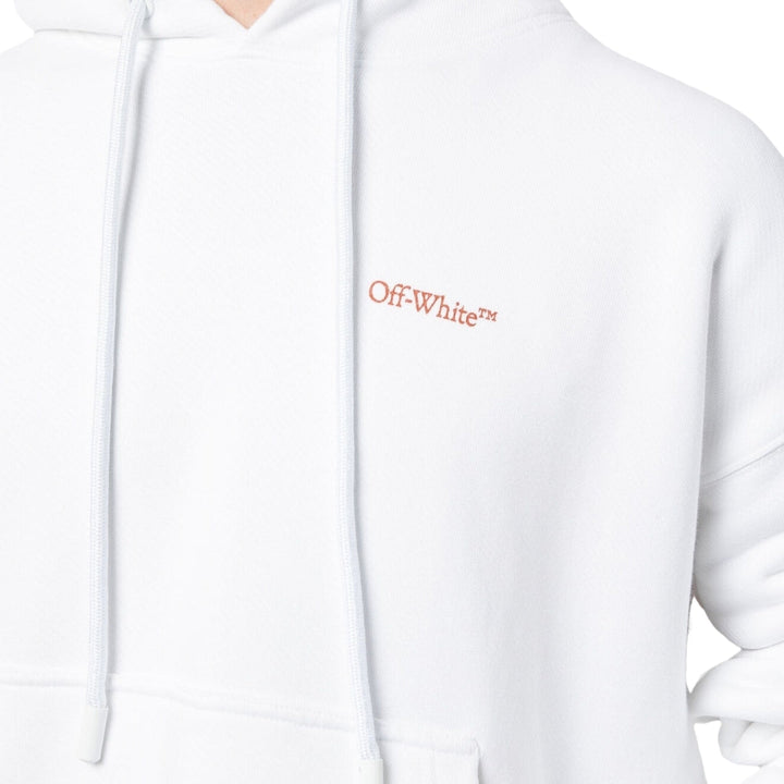 Off-White Scratch Tab White Skate Fit Hoodie XS