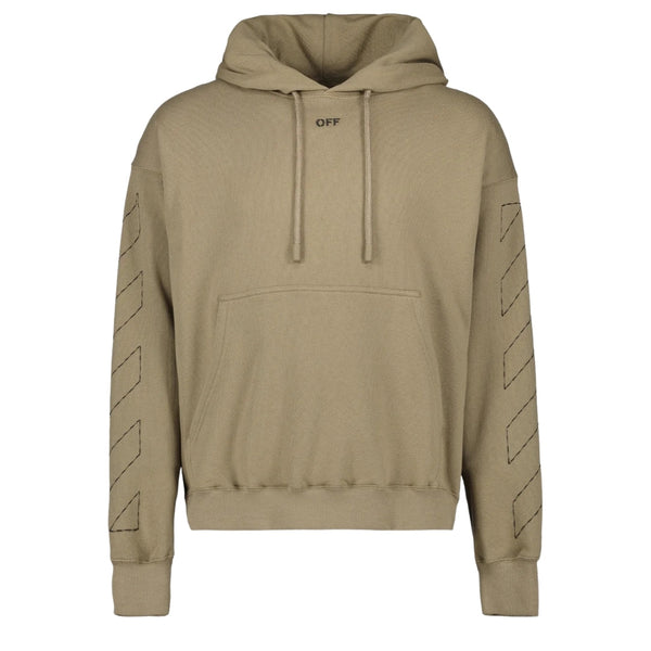 Off-White Off Stitch Skate Hoodie Beige XS